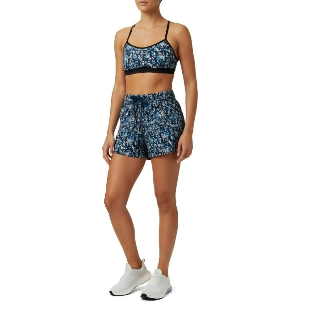 New! Johnny Was Calme Set 2 Piece Elements Travel Short Endurece Sports Bra II